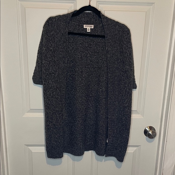 St. John's Bay Sweaters - St. John's Bay Women’s Gray Knit Heathered Cardigan EUC size Medium